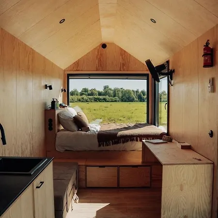 Reniteo - Parcel Tiny House - Tiny House Dans Le Roannais Mae-6603 롯지 Ambierle